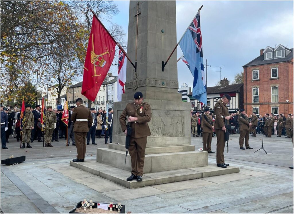 Remembrance Sunday Doncaster city centre